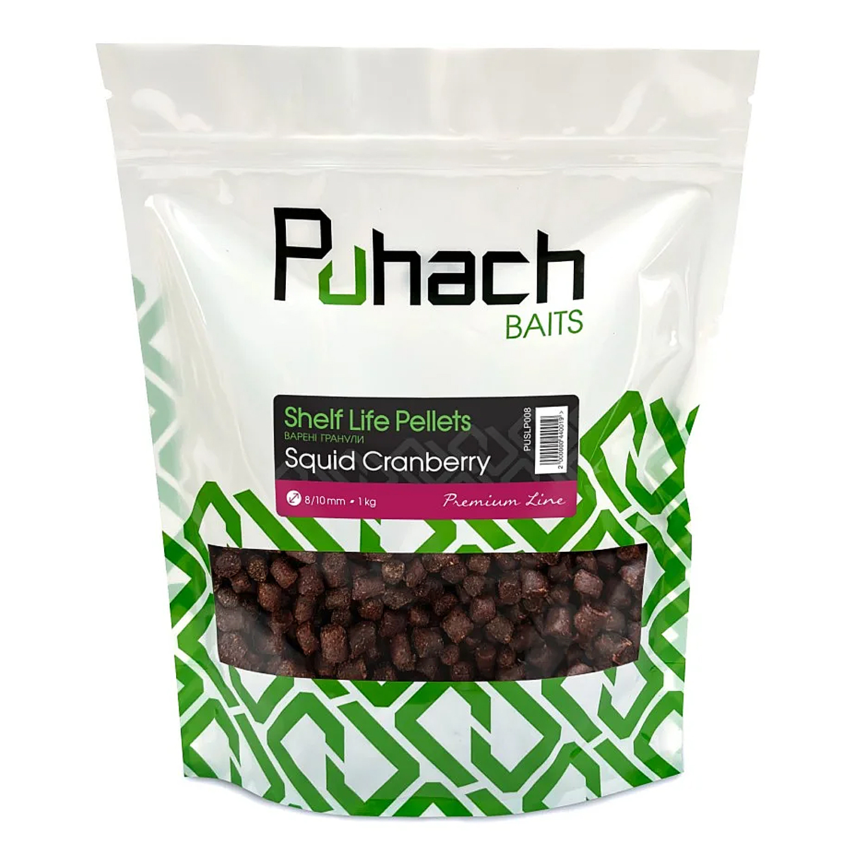 Пеллетс Puhach Natural Line Shelf Life Squid Сranberry 12/14mm 1kg