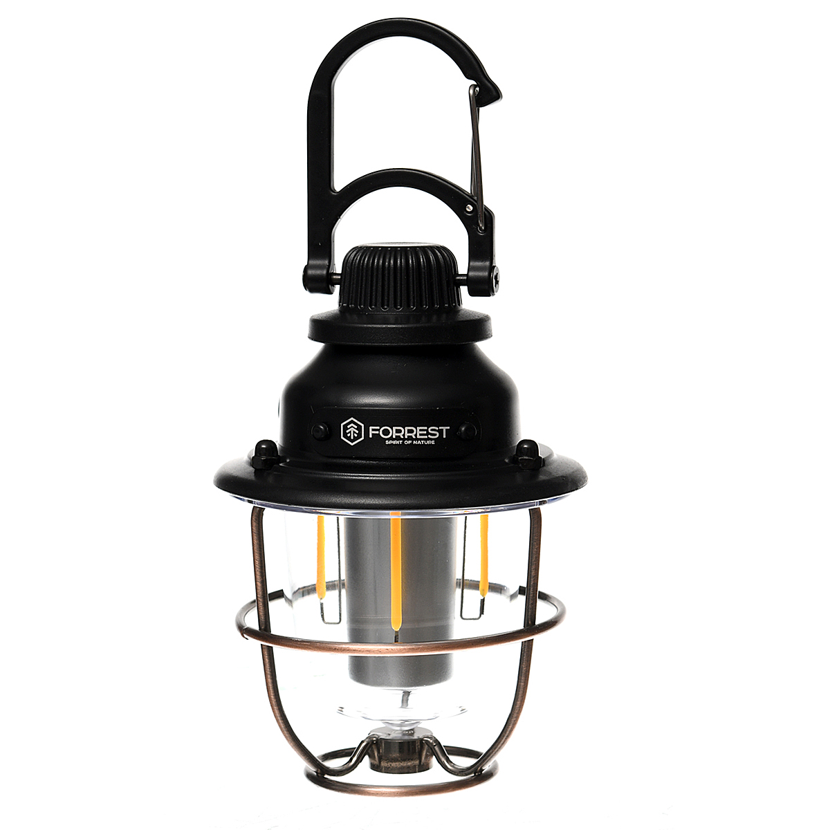 Ліхтар Forrest Camper Retro Camping Lamp Black