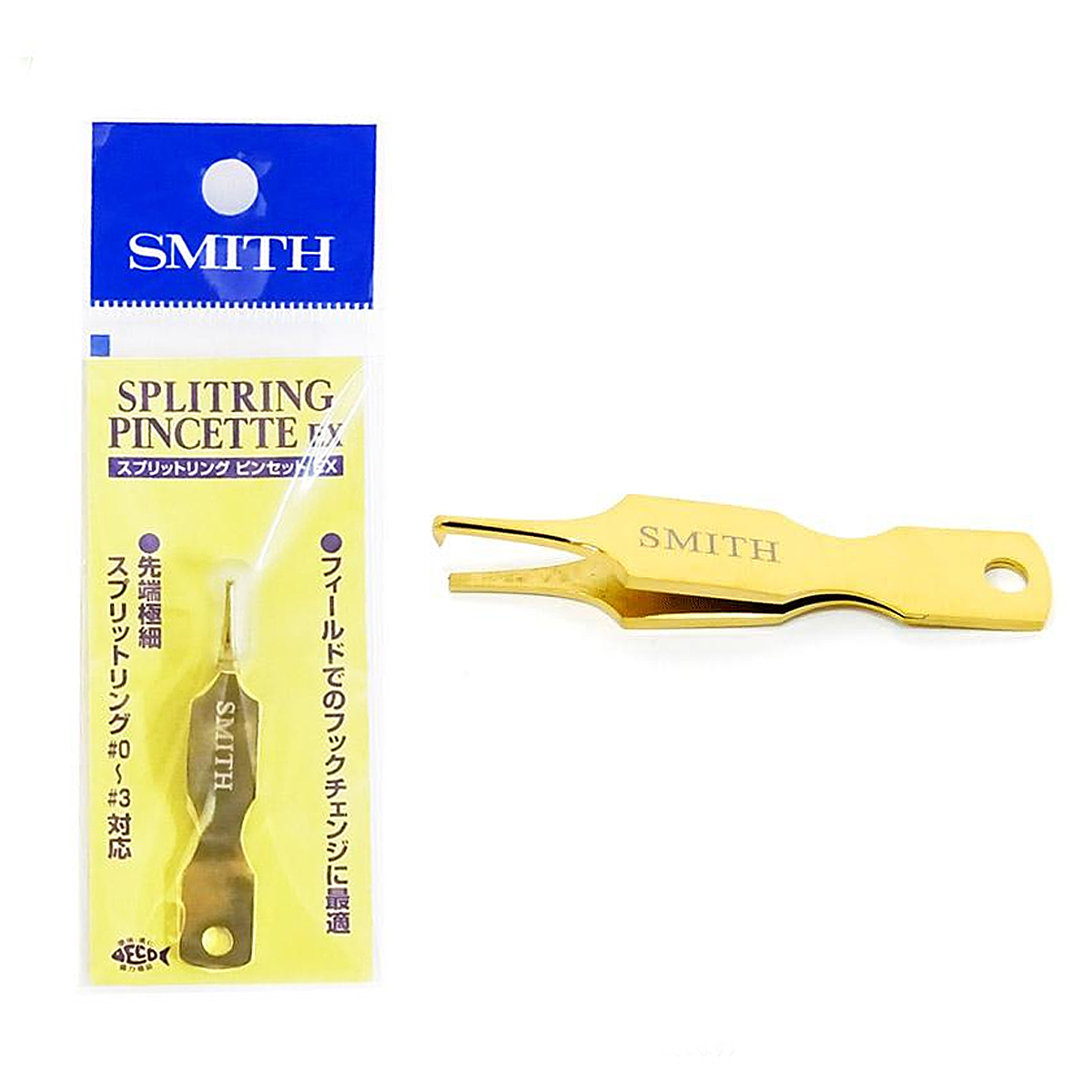 Инструмент для заводных колец Smith Split Ring Tweezers EX Gold