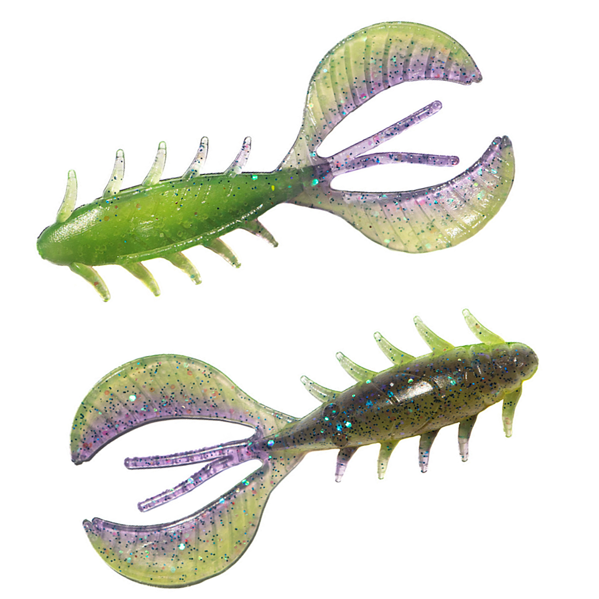 Силікон Angry Baits Chubby Craw 2.4" 7pc #05 Acid Violet UV