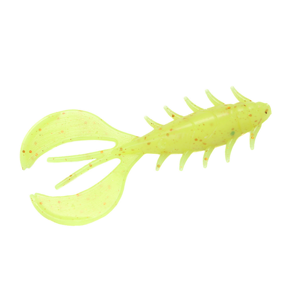 Силікон Angry Baits Chubby Craw 2.4" 7pc #58 Chartreuse GF UV
