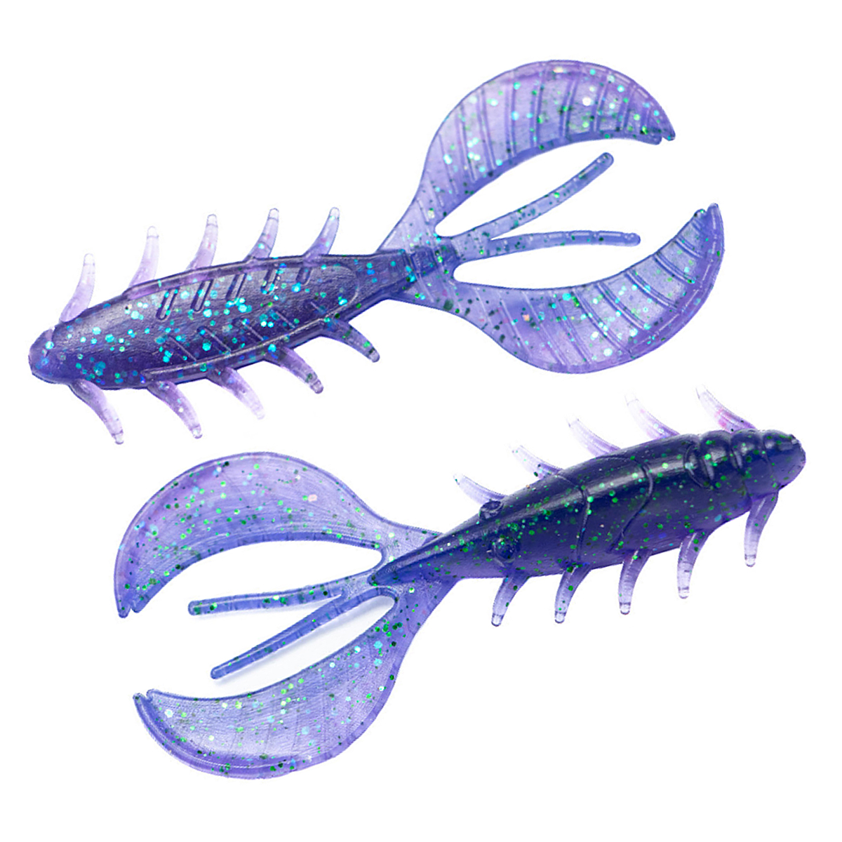 Силікон Angry Baits Chubby Craw 2.4" 7pc #50 June Bug UV