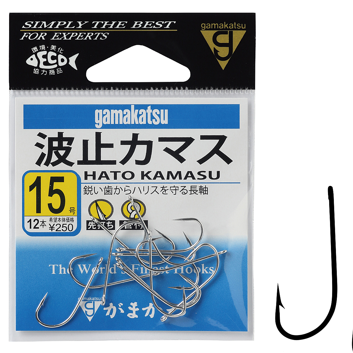 Гачки Gamakatsu Hato Kamasu №15
