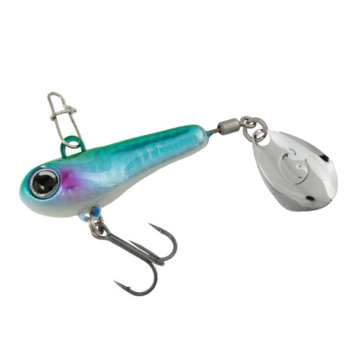 Тейл-спиннер Jackall Good Meal Spin 40mm 3g #Lime Luminous/Glow