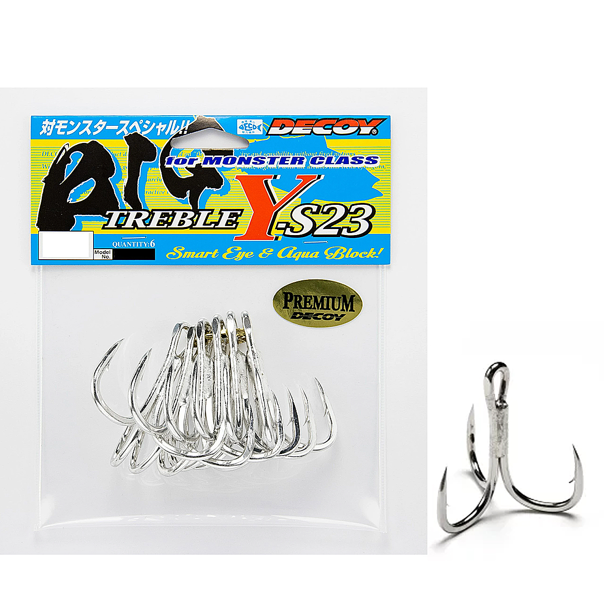 Трійник Decoy Y-S23 Big #10/0 4pcs