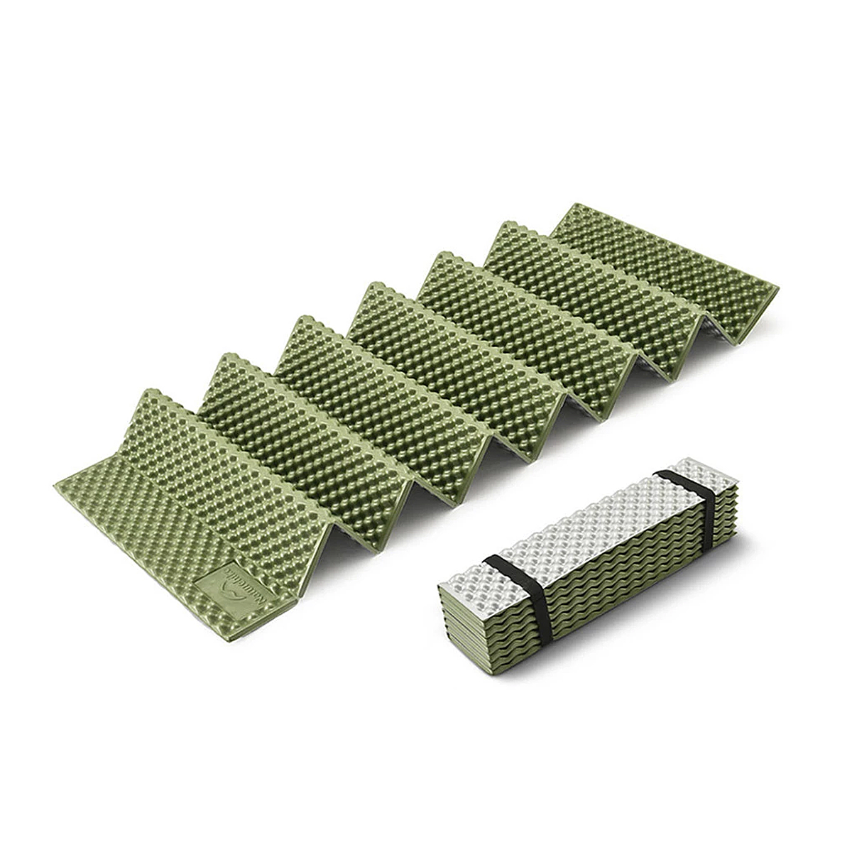 Килимок складаний двомісний IXPE Naturehike 200x120x1.8cm оливковий