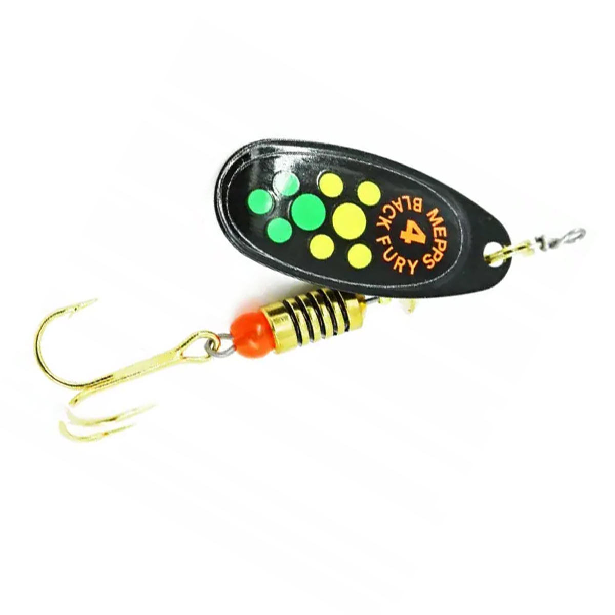 Блешня Mepps Comet Black Fury №4 noir/hot fire tiger 8g