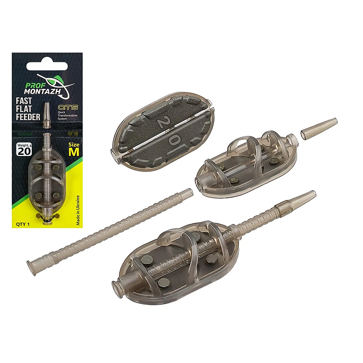 Кормушка ПрофМонтаж Fast Flat Feeder QTS "M" 20g