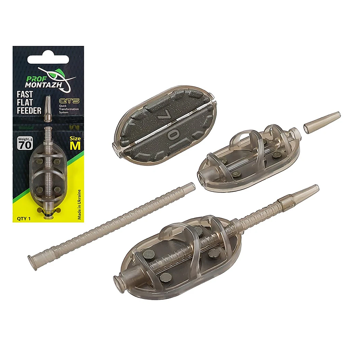 Кормушка ПрофМонтаж Fast Flat Feeder QTS "M" 70g