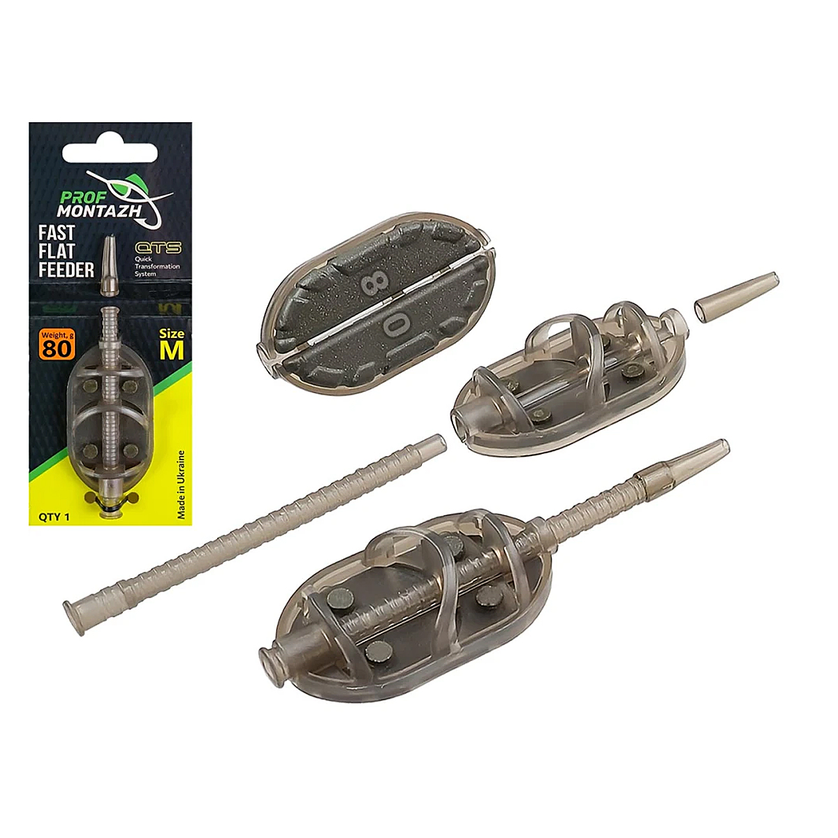 Кормушка ПрофМонтаж Fast Flat Feeder QTS "M" 80g