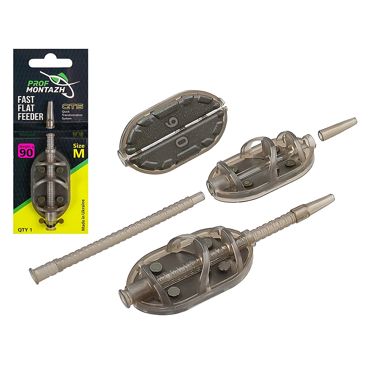 Кормушка ПрофМонтаж Fast Flat Feeder QTS "M" 90g
