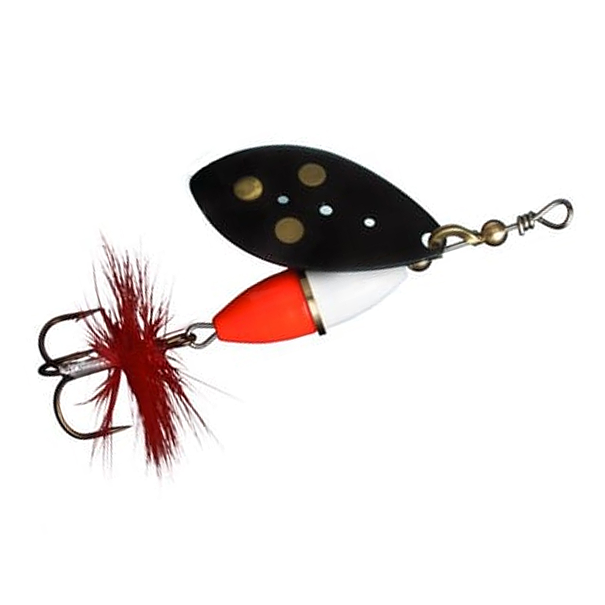 Блешня Myran Wipp 15g Black #White/Hot
