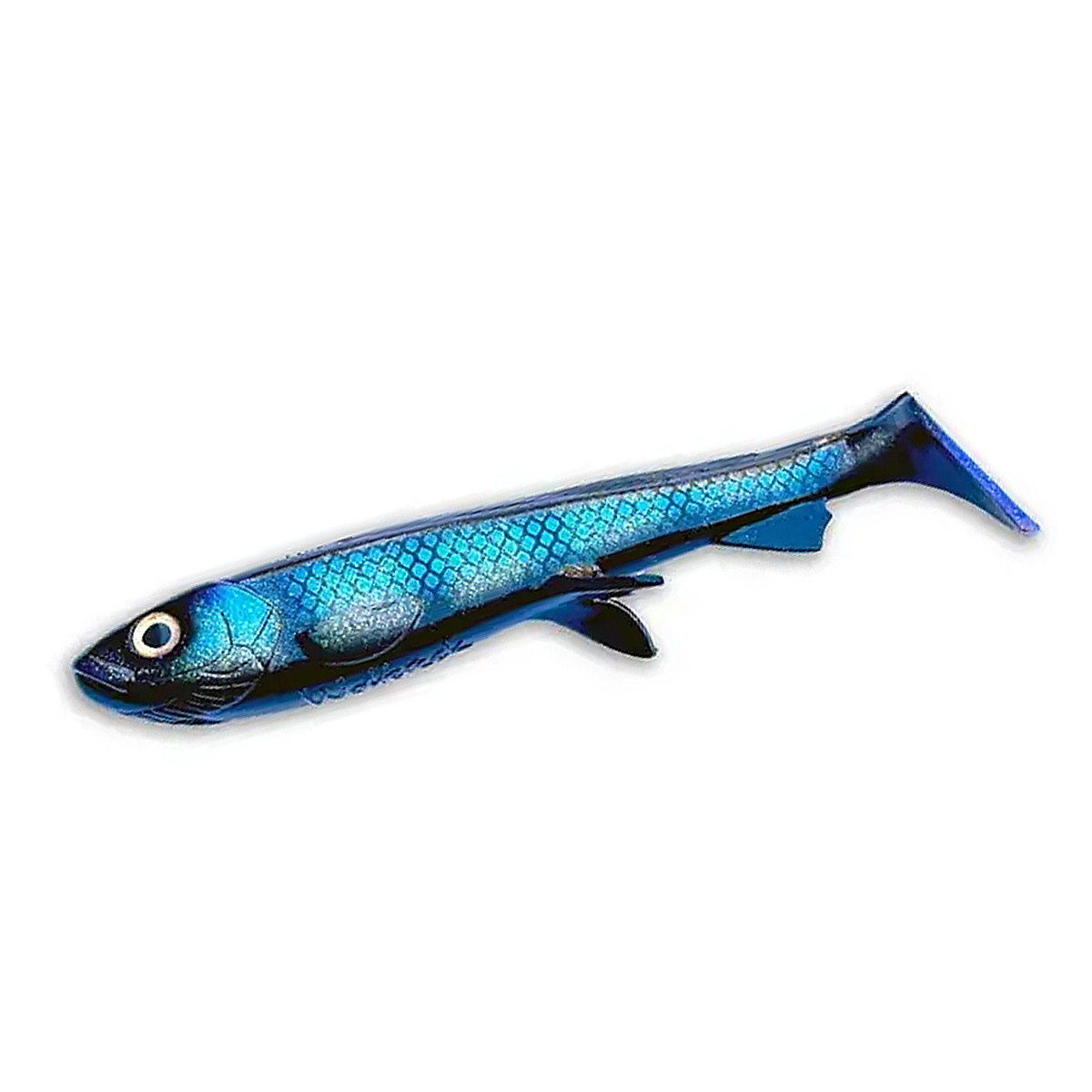 Силикон Wolfcreek Lures Shad 15 150mm 30g #C087 Black Striped Ghost