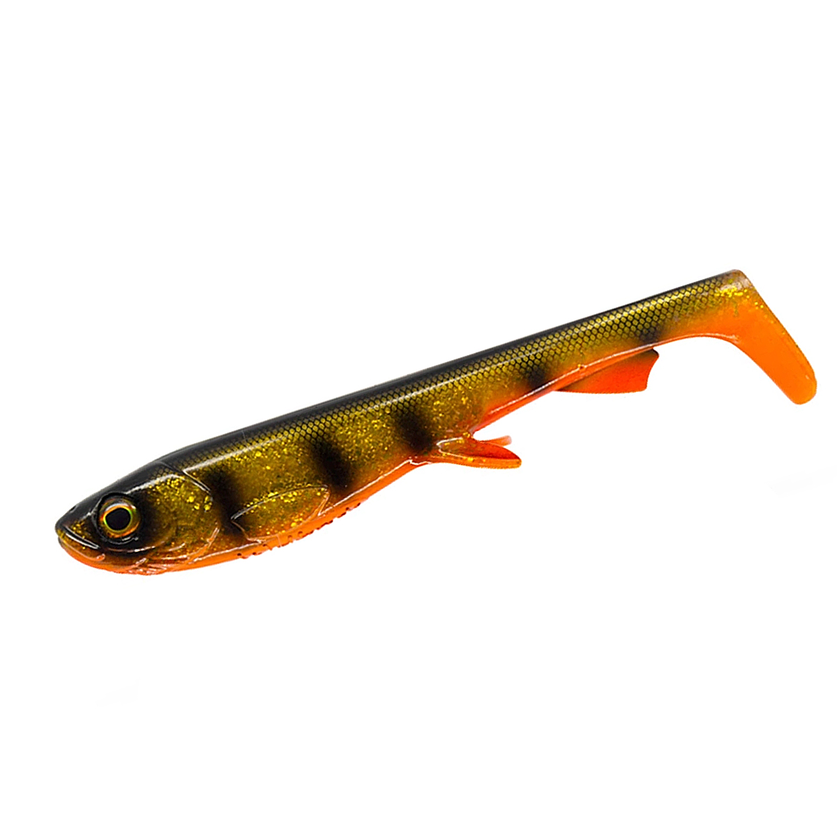 Силикон Wolfcreek Lures Shad 20 200mm 75g #C039 Glitter Black Okoboji Perch