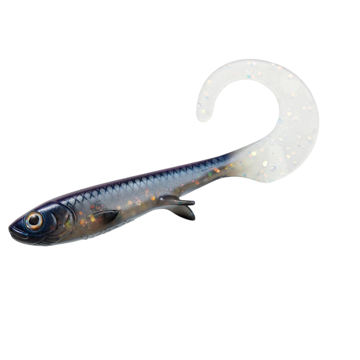 Силикон Wolfcreek Lures Curly 29 290mm+tail 160g #C084 Sparkling Whitefish