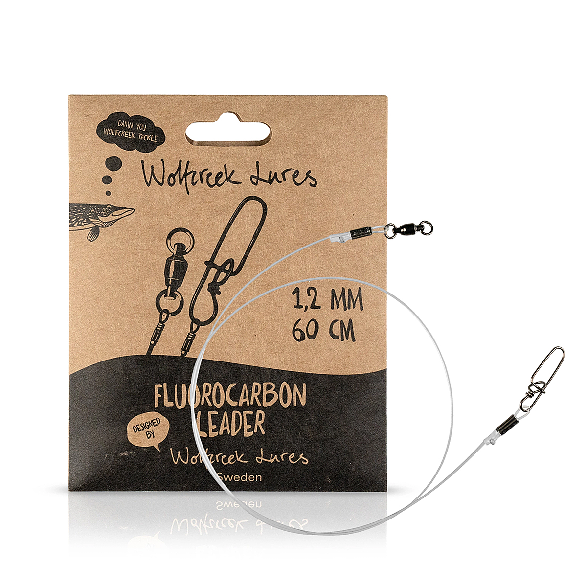 Поводок Wolfcreek Lures Fluorocarbon Leader 60сm 1.2mm
