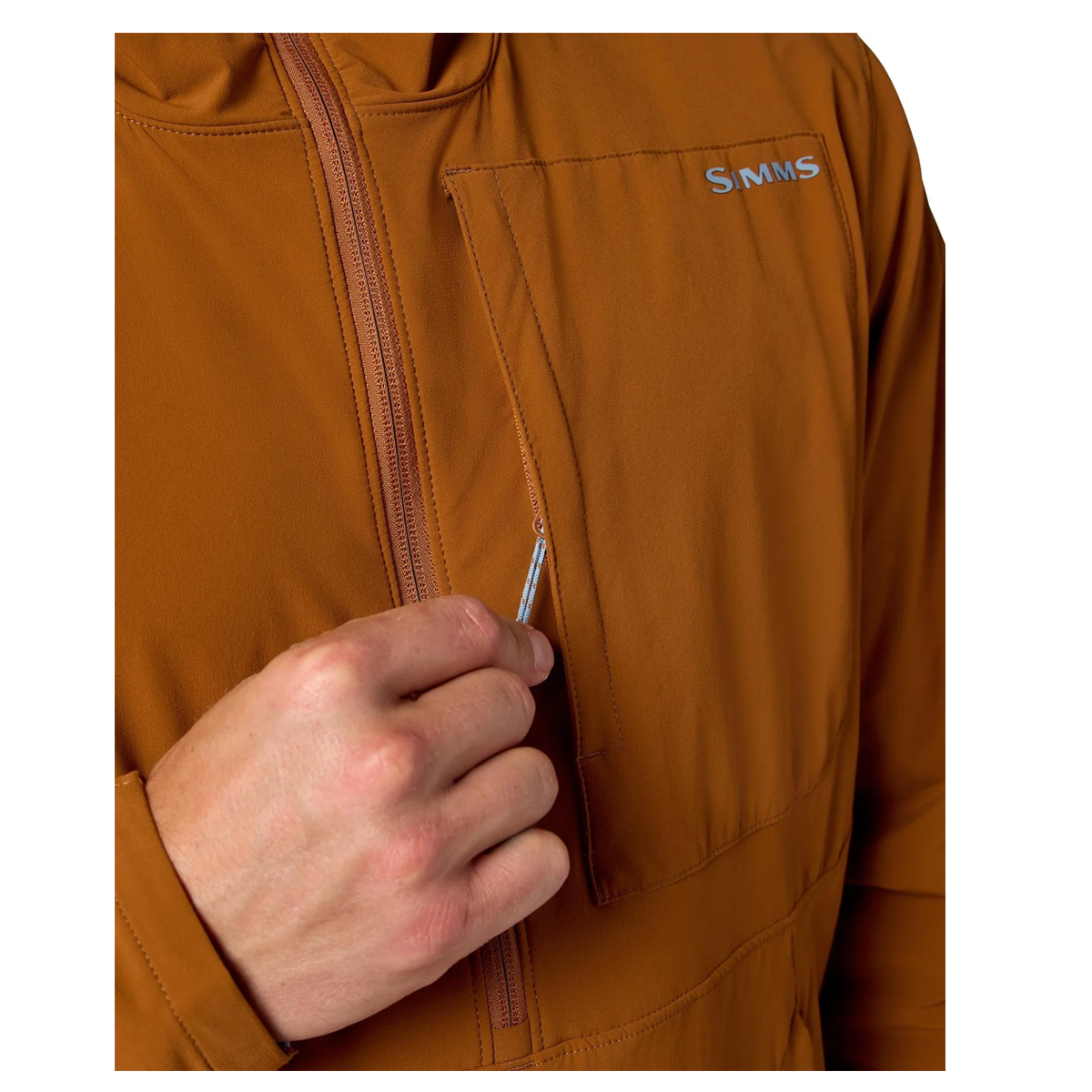 Куртка Simms Rogue Flex Half-Zip Pullover B.Clay S фото 4