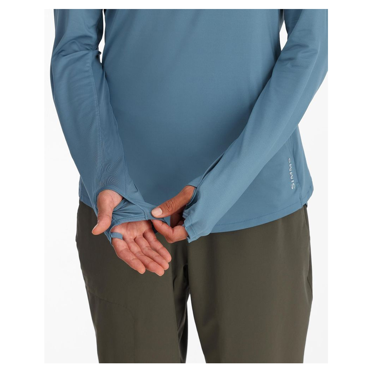 Худи женское Simms Wms BugStopper Sflex Hoody Loden H. S фото 4