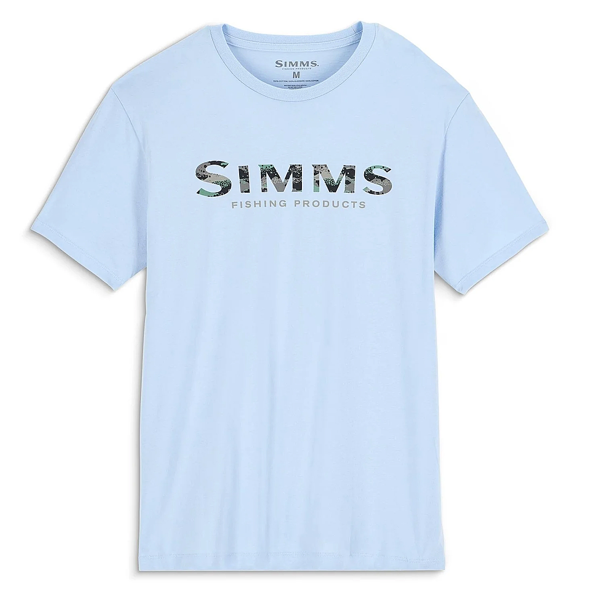 Футболка Simms Shroud Fill Logo T-Shirt Sky Blue S