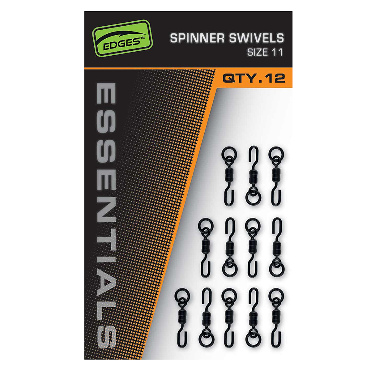 Вертлюг швидкознімний Fox Edges Spinner Swivel #11 12pcs