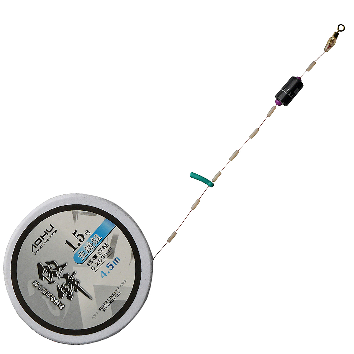 Поплавцеве оснащення Herabuna Ready Rig 4.5m 0.205mm lead 3g