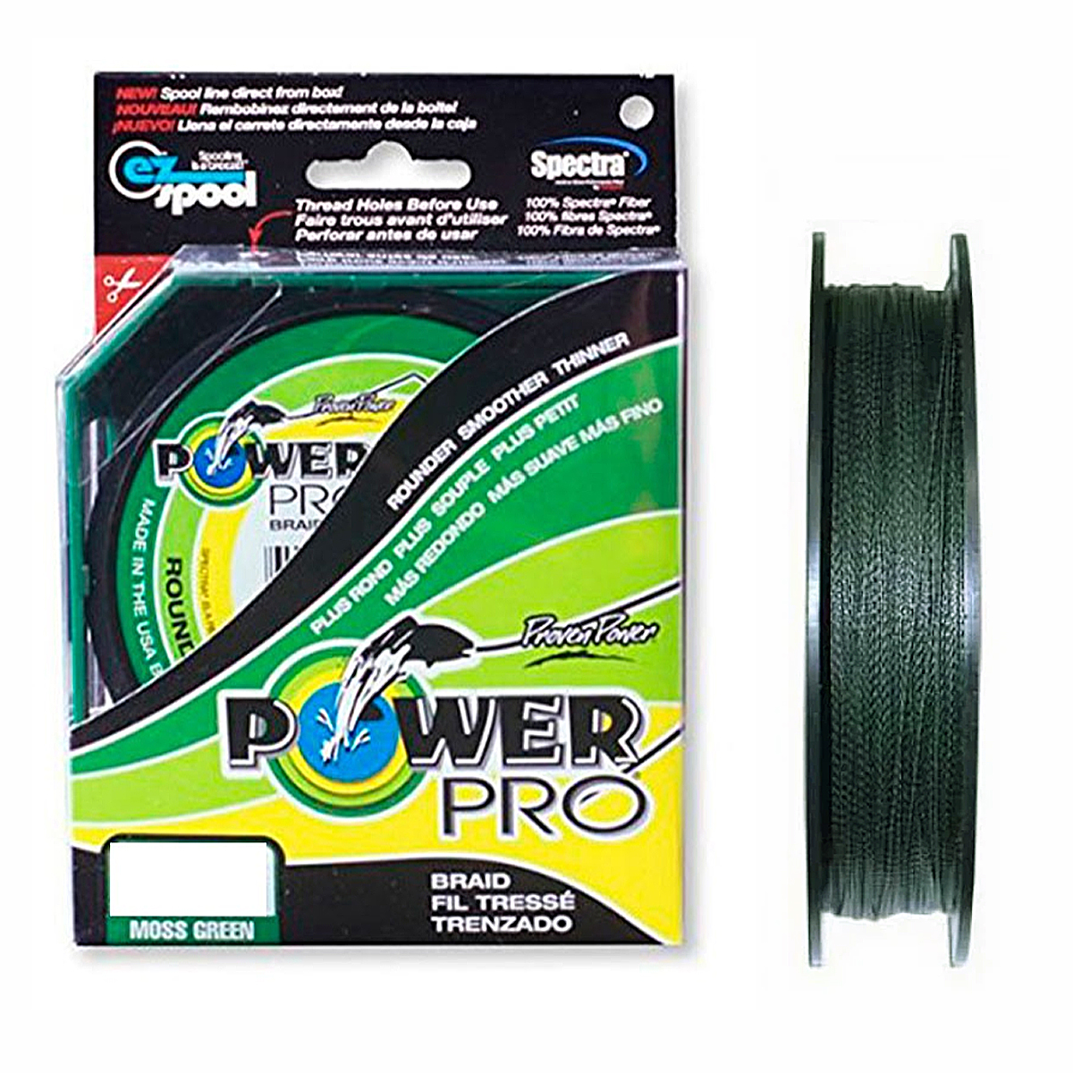 Шнур Power Pro Super Slick 135m 0.32mm 24kg Moss Green