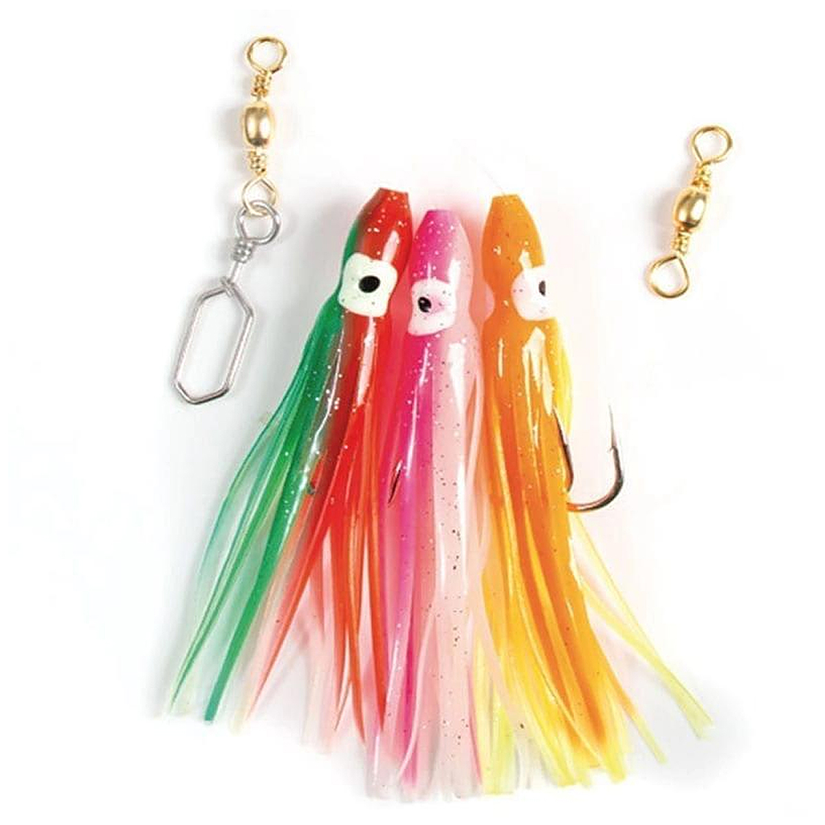 Морской монтаж Fladen Octopus multicolour 5/0 3-hooks