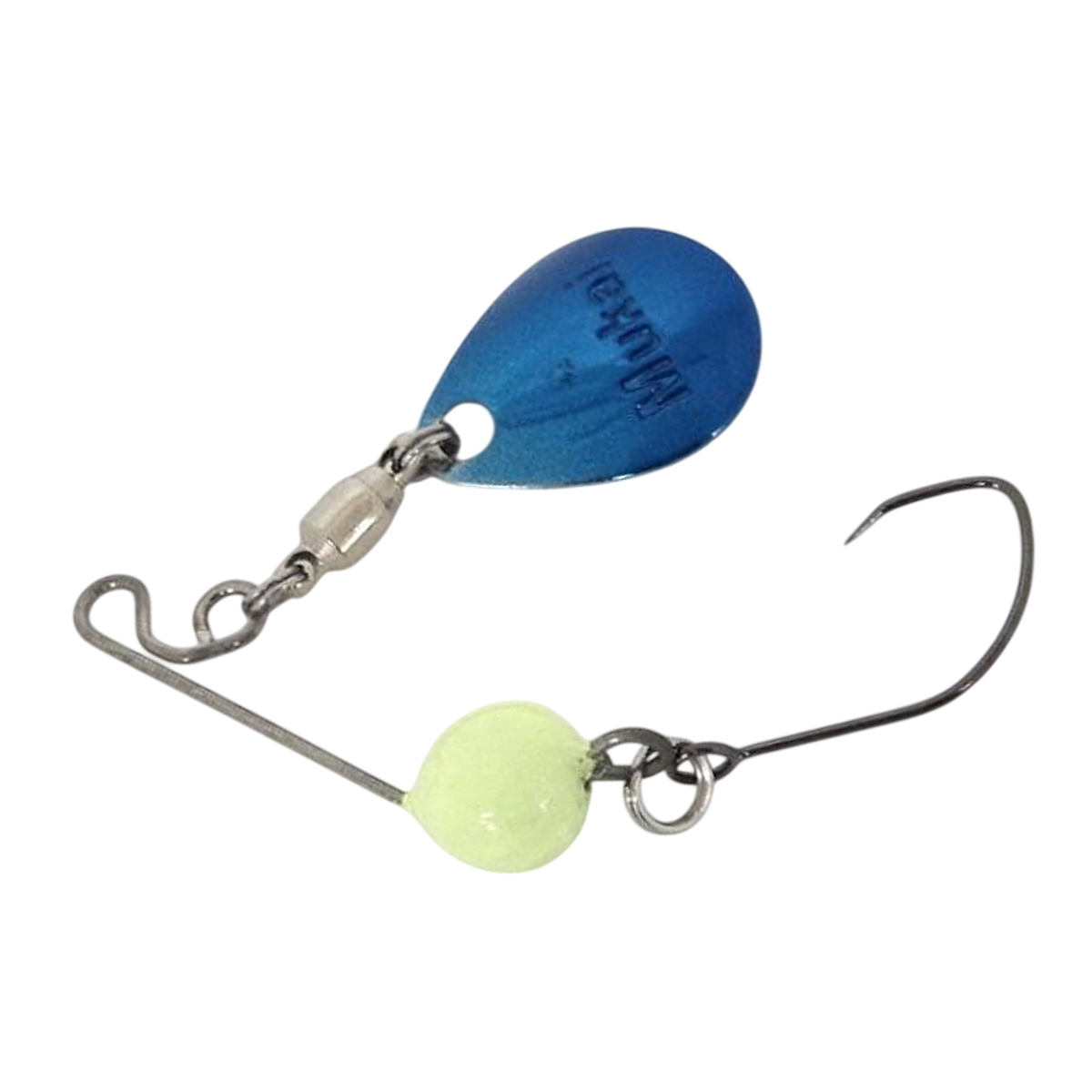 Спіннербейт Mukai B-Ball 2.8g #BBL-10 Bluemeta Glow/Green Glow