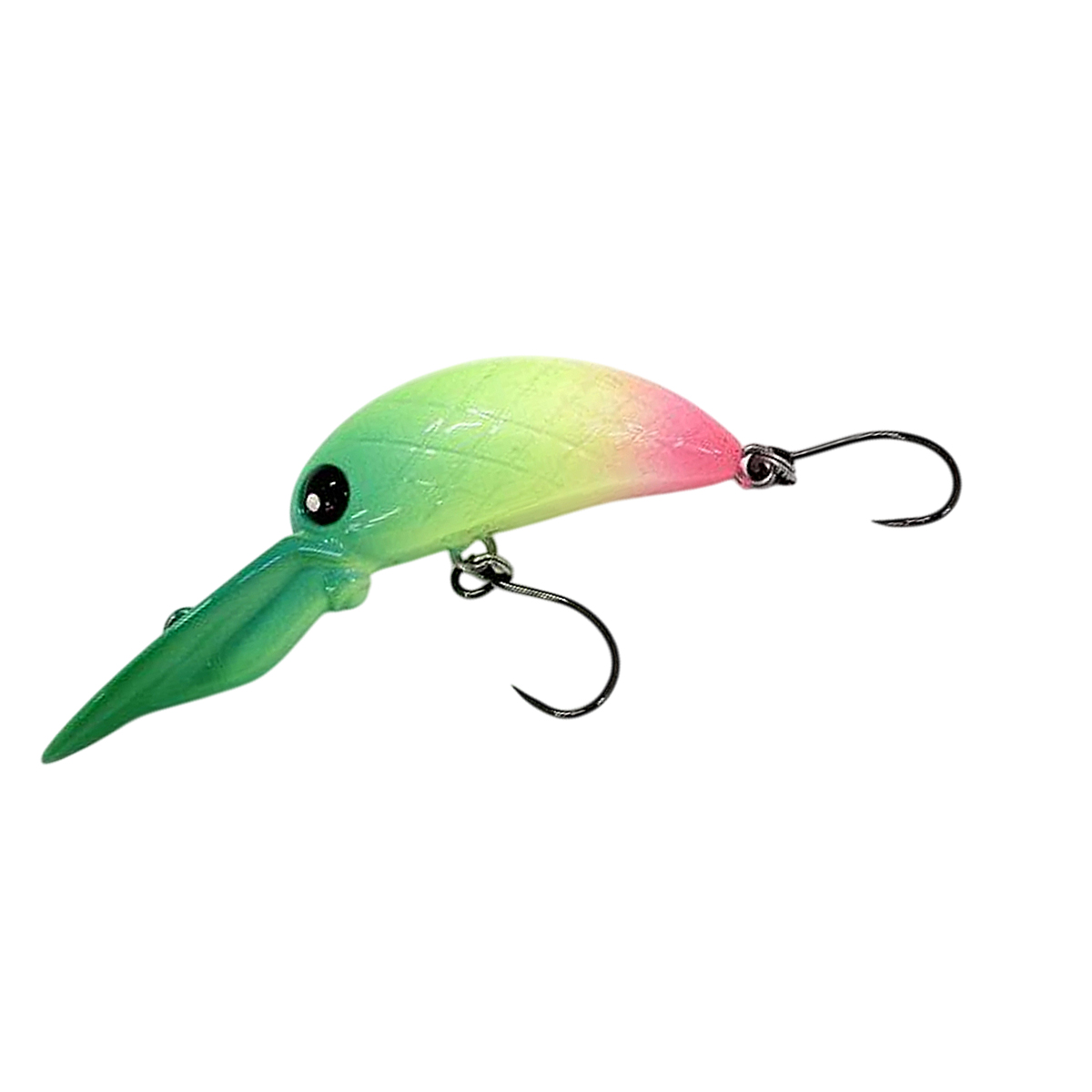 Воблер Mukai Step Crank 2 35F 35mm 3.3g #Green Chart Pink