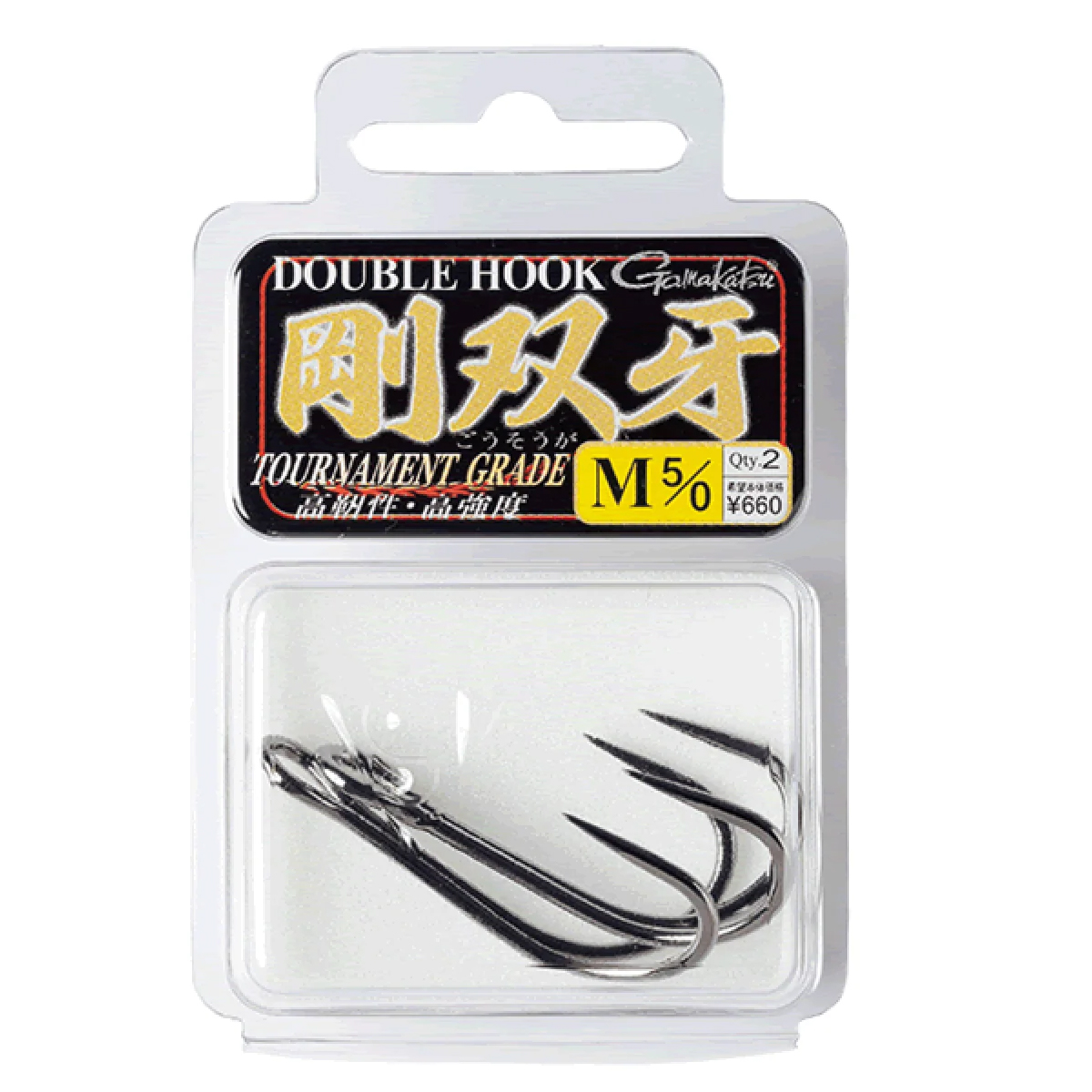 Двійник Gamakatsu Double Hook Gousouga M #5/0 2pcs