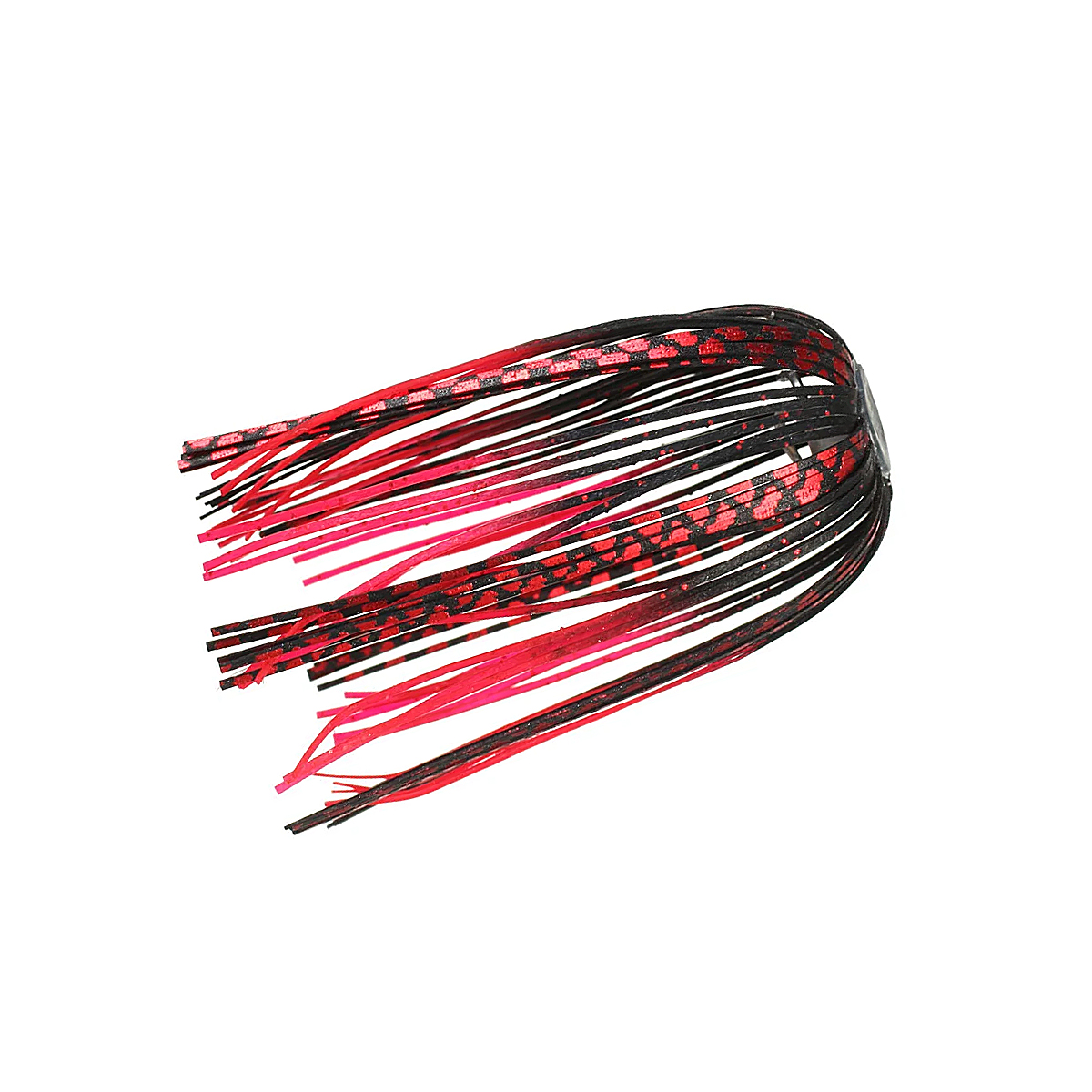 Силіконова юбка ZMAN EZ Skirt 3pc #Black Red Chrome/Red Tips