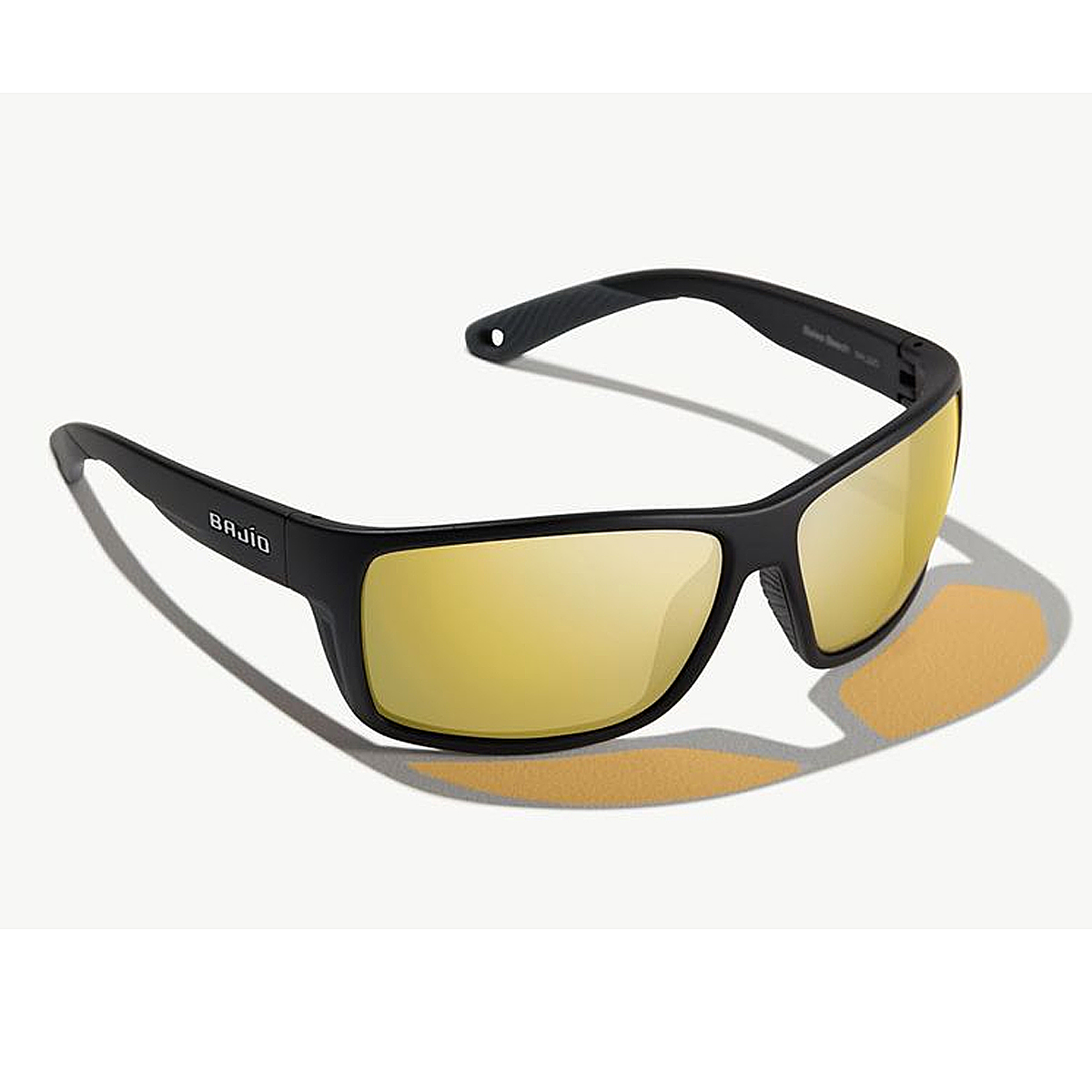 Окуляри сонцезахисні Bajio Sunglasses Bales Beach Black Matte Yellow Glass