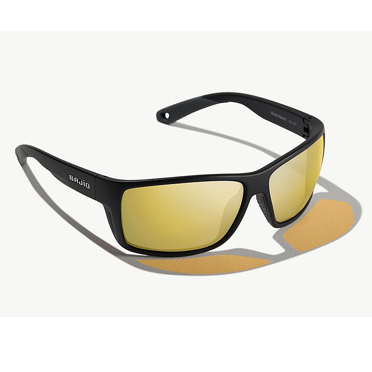 Окуляри сонцезахисні Bajio Sunglasses Bales Beach Black Matte Yellow Mirror Glass