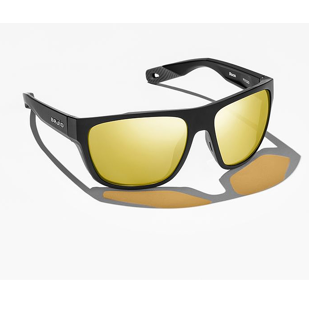 Окуляри сонцезахисні Bajio Sunglasses Las Rocas Black Matte Yellow Glass