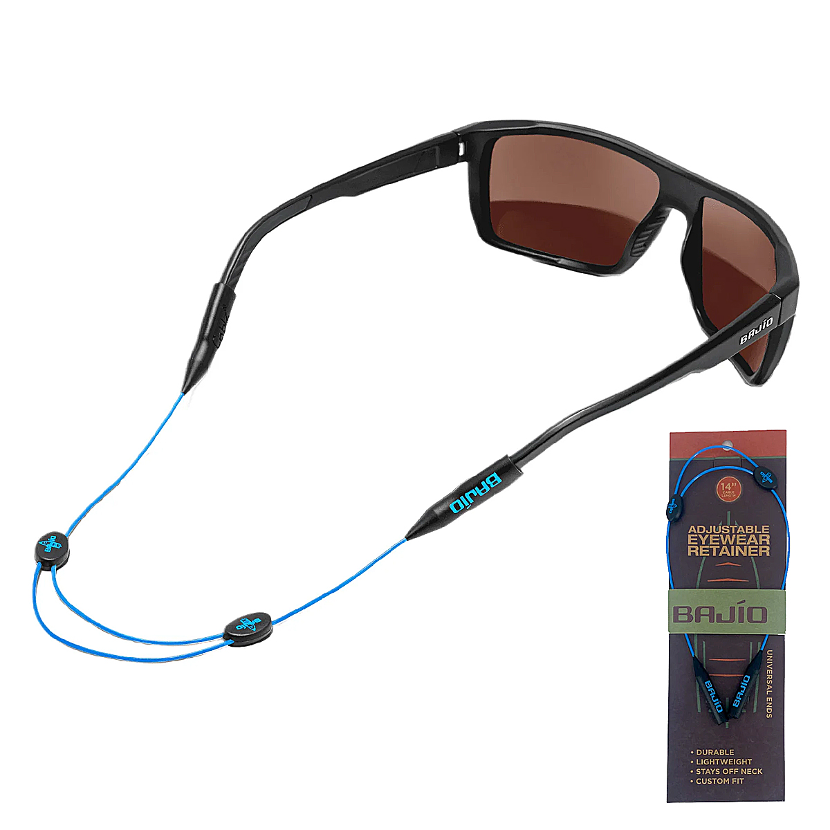 Тримач для окулярів Bajio Sunglasses Keeper Mono - Royal/White