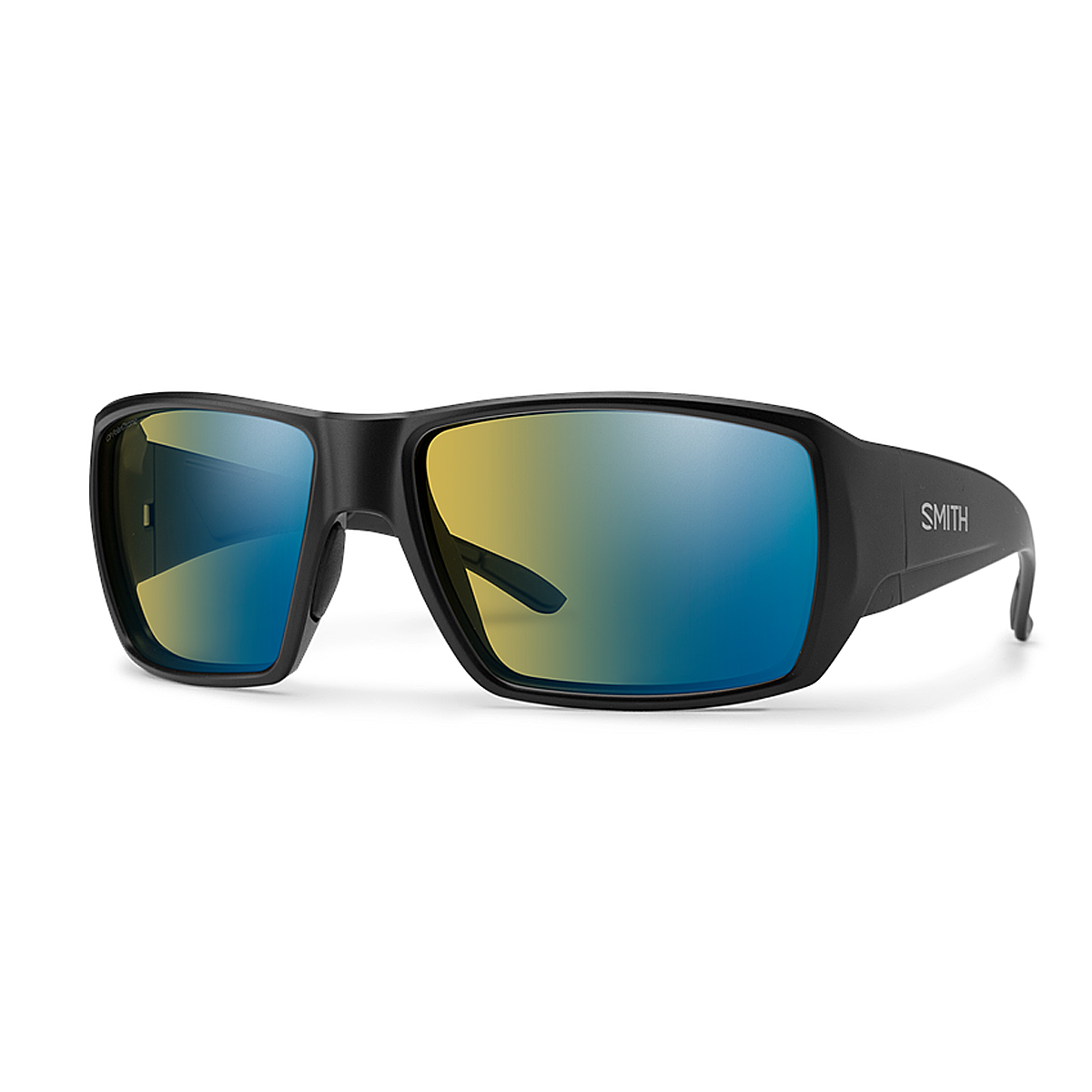 Очки солнцезащитные Smith Optics Guide's Choice S Matte Black CP Glass Polarchromic Yellow Blue Mirr