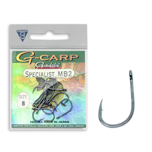 Гачки Gamakatsu G-Carp Specialist Black №1 10pc фото 2