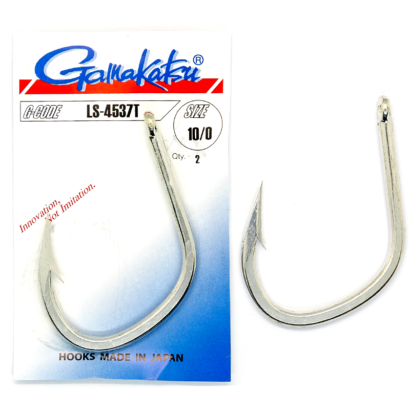 Гачки одинарні Gamakatsu LS-4537Т Tinned №10/0 2pc