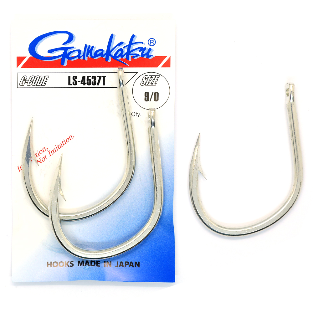 Крючки одинарные Gamakatsu LS-4537Т Tinned №10/0 2pc фото 2