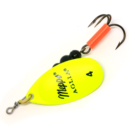 Блешня Mepps Aglia Fluo №4 chartreuse 9g