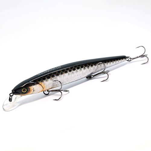 Воблер Jackall MagSquad 128SP 128mm 21g #HL Silver&Black