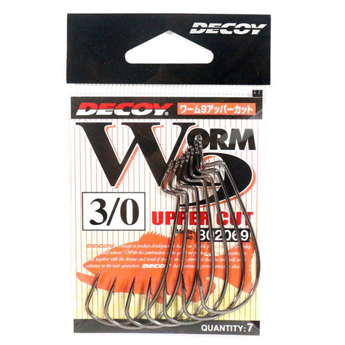 Гачок офсетний Decoy Worm 9 Upper Cut #3 9pcs фото 10