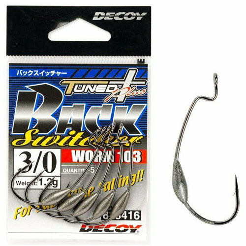 Гачок офсетний підвантажений Decoy Back Switcher Worm 103  #2/0 5pcs фото 2