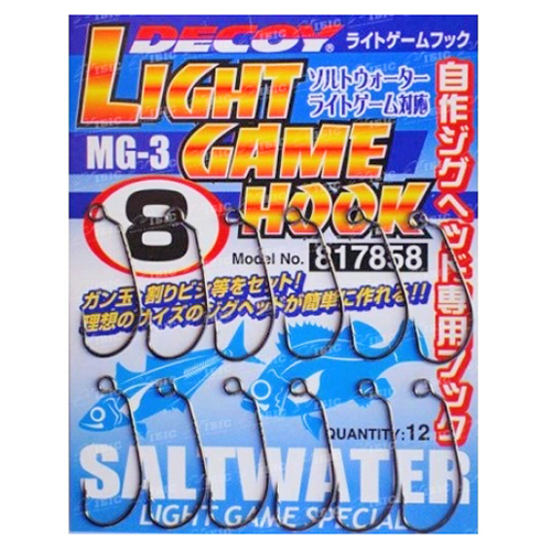 Гачок офсетний Decoy MG-3 Light Game #4 12pcs фото 3