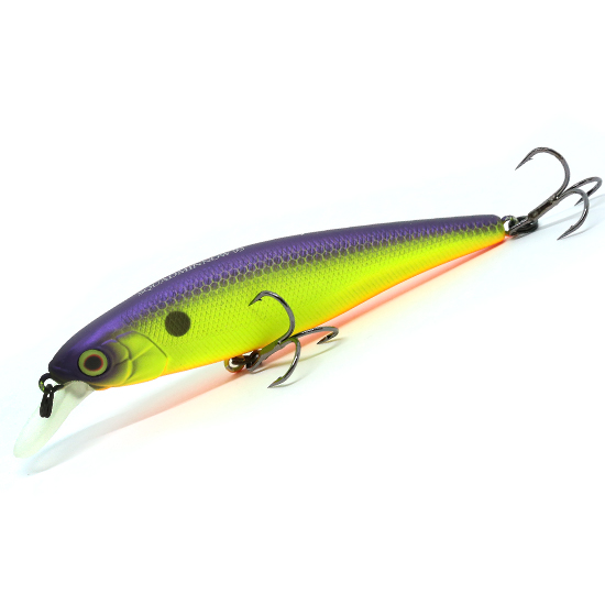Воблер Jackall Squad Minnow 95SP 95mm 14g #Purple Mohican Suspending