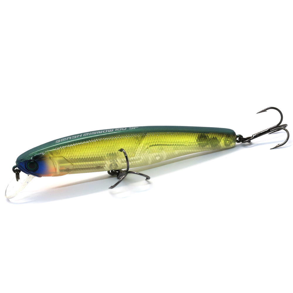 Воблер Jackall Smash Minnow 100SP 100mm 16.6g Green Squash