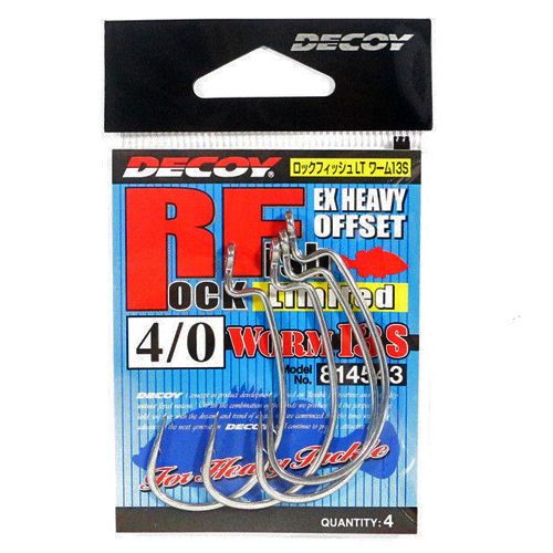 Гачок офсетний Decoy Rock Fish Limited Worm 13S #1 фото 5