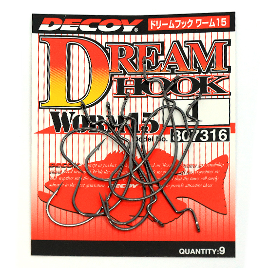 Крючок оффсетный Decoy Worm 15 Dream Hook #2 9pcs фото 5
