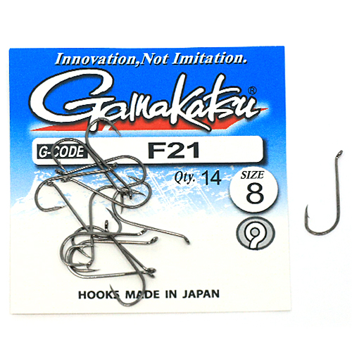 Гачки Gamakatsu F21 N/L Black №6 13pc