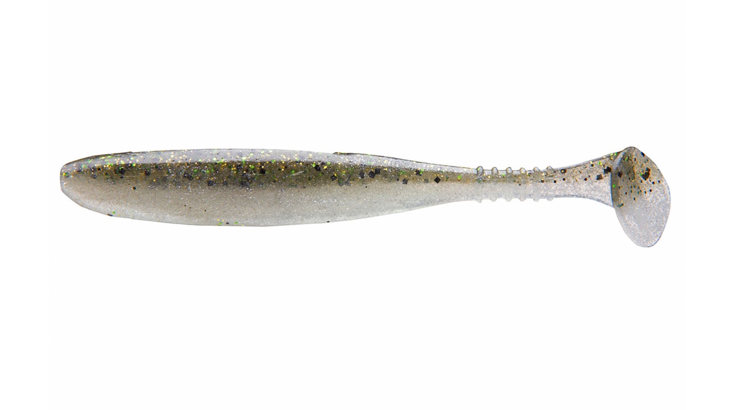 Силікон Daiwa Tournament D'Fin 75mm 10pcs #Green/Pearl